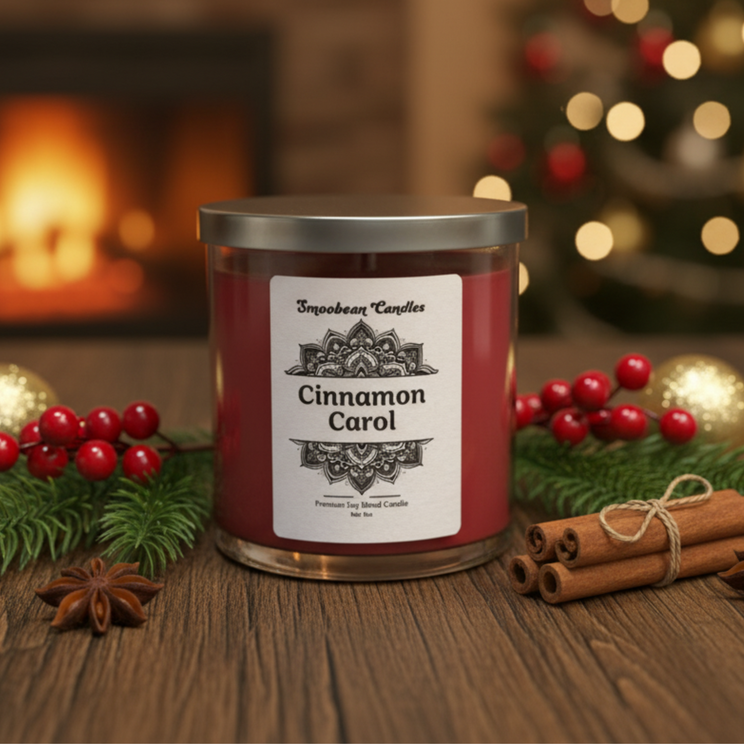 Cinnamon Carol Candle