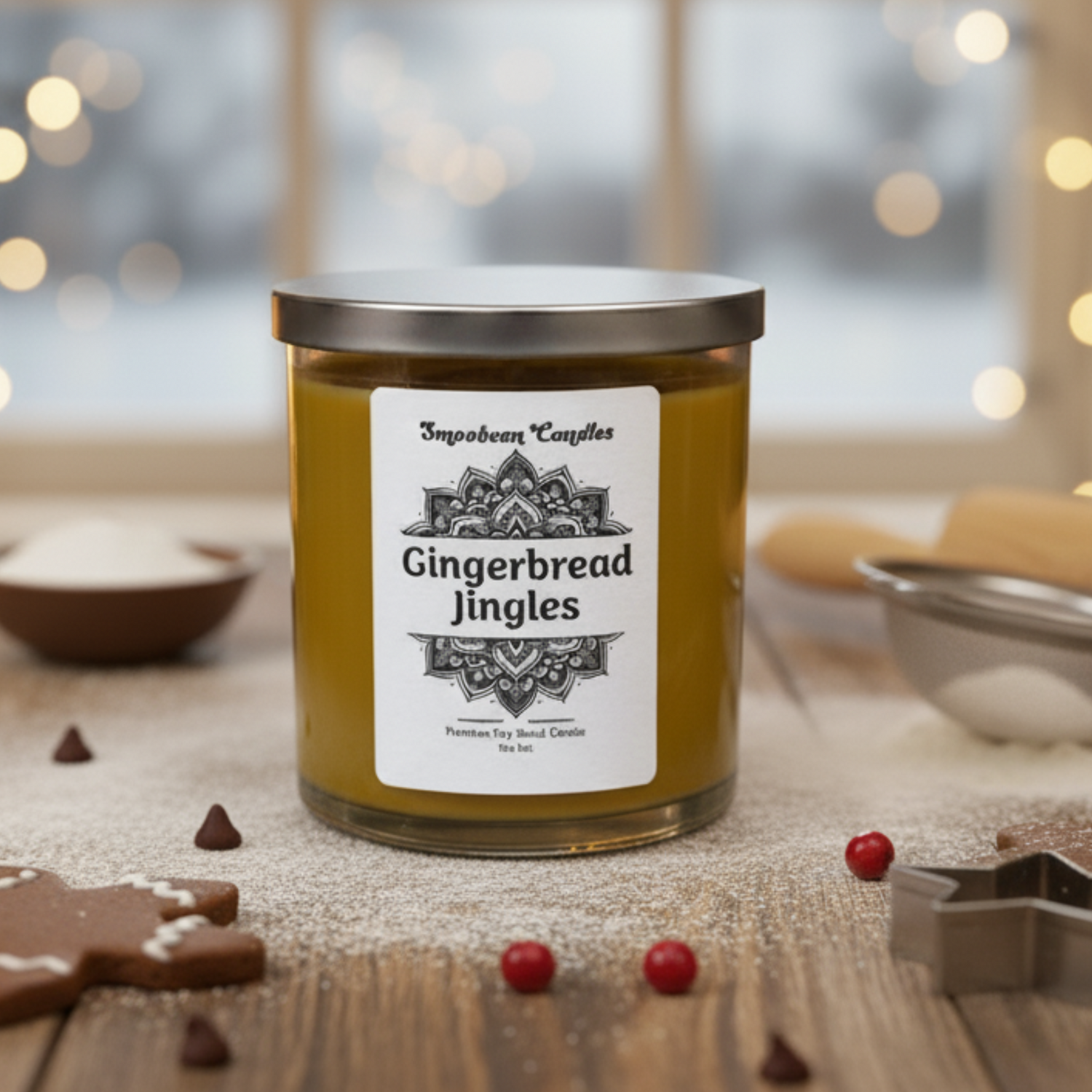 Gingerbread Jingles Candle