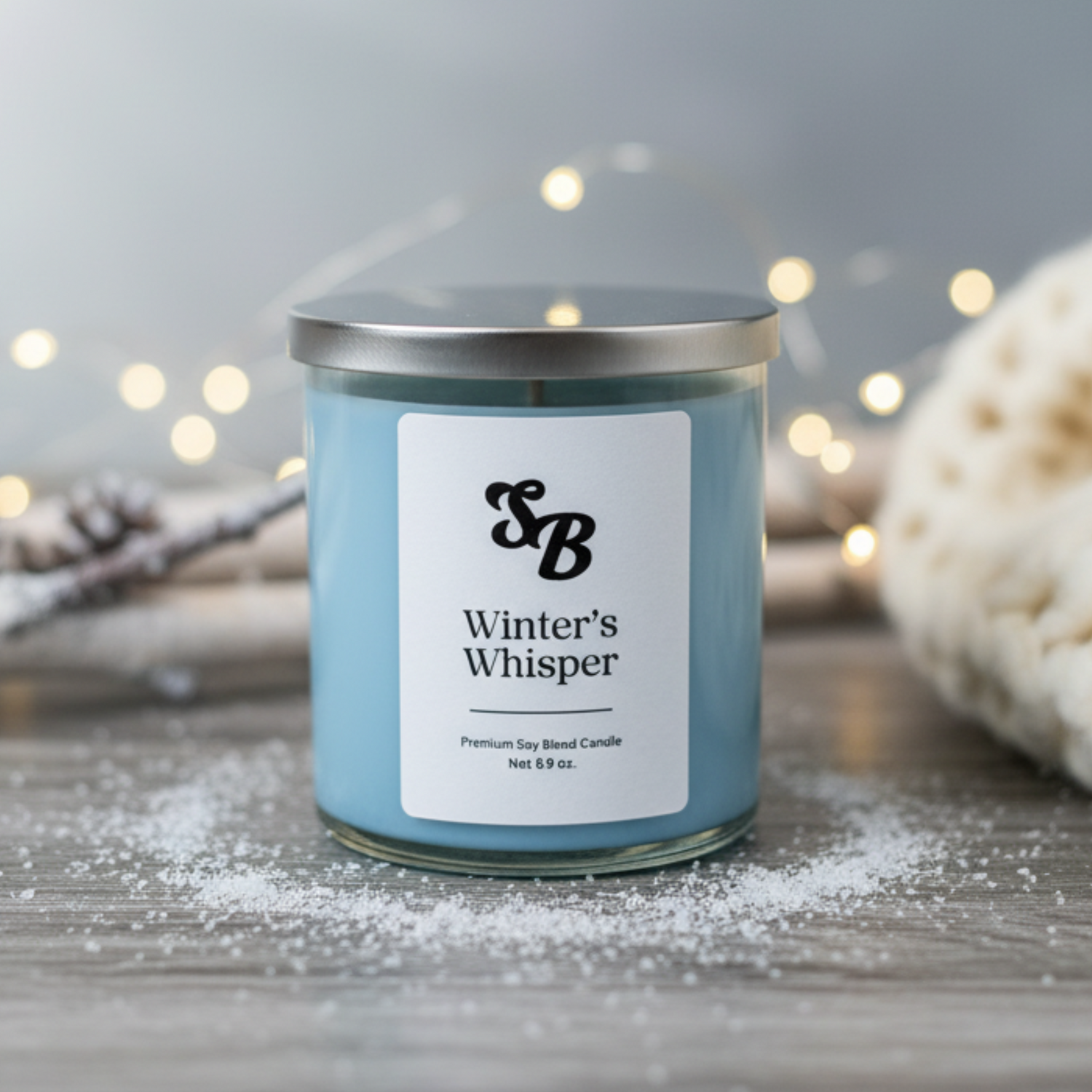 Winter's Whisper Candle